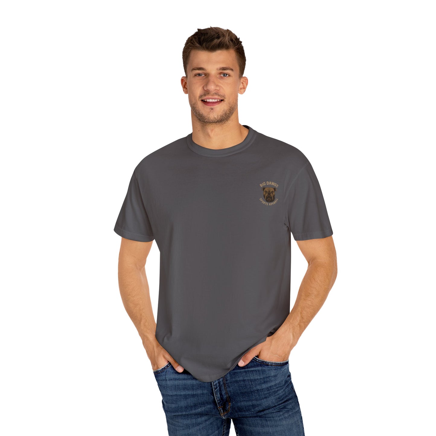 Men's Big Dawgs Sports T-Shirt Front & Back- LOGO