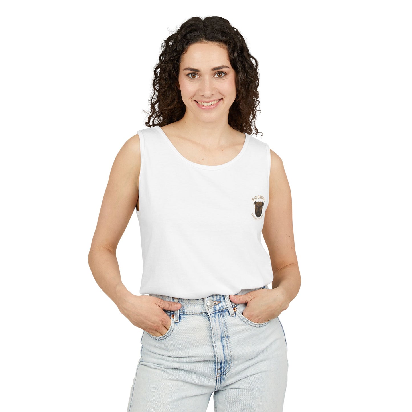 Big Dawgs Tank Top - Women's Garment-Dyed Athletic Tee,Casual Days, Outdoor Events