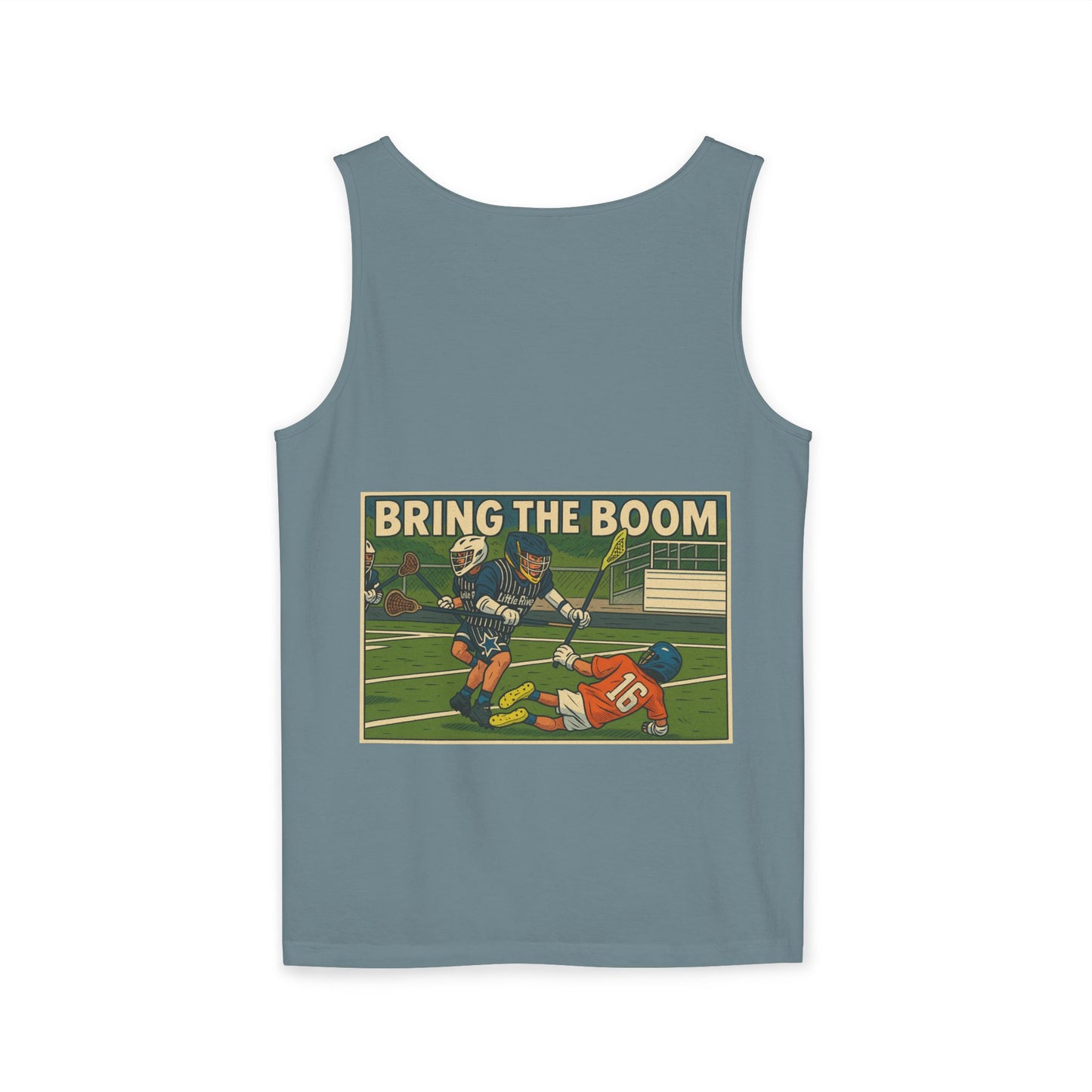 Men's Bring The Boom Tank Top, Front & Back
