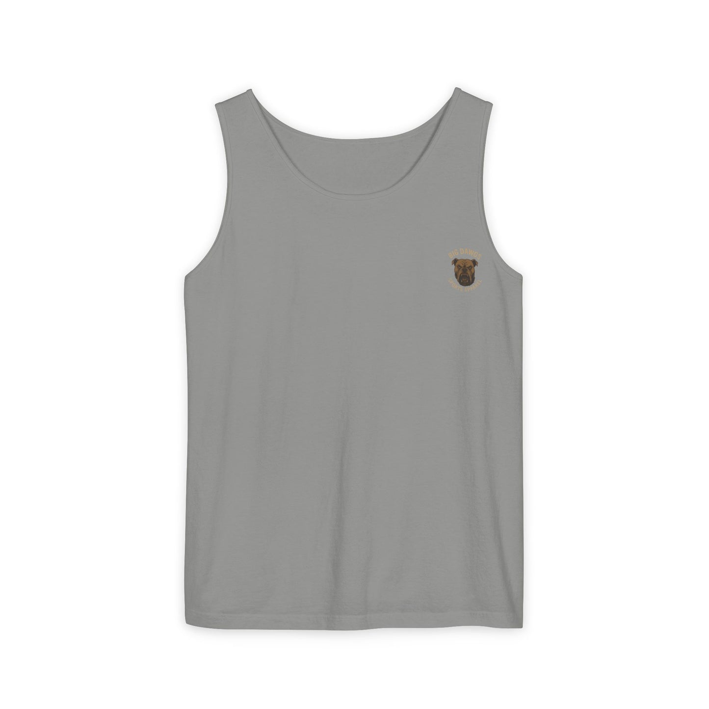 Men's Lacrosse-Themed Tank Top, Front & Back