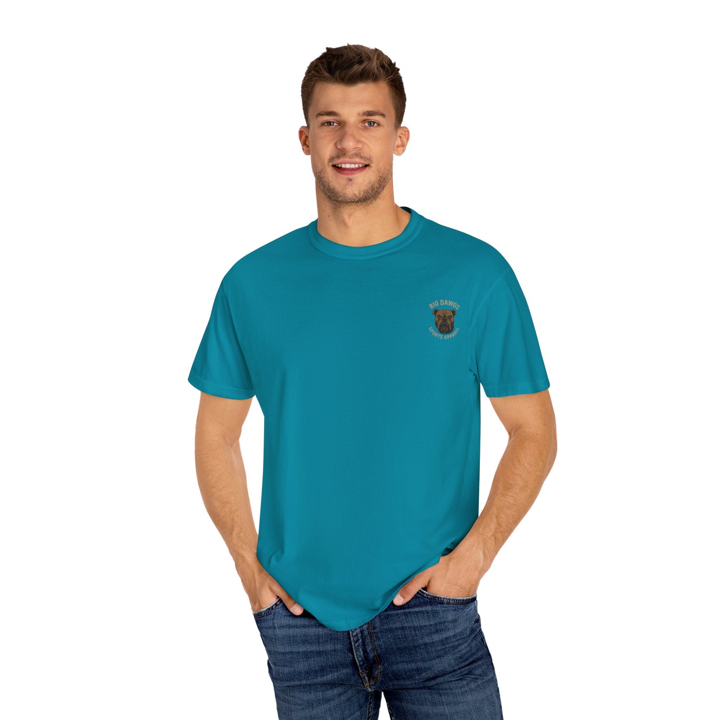 Men's Big Dawgs Sports T-Shirt Front & Back- LOGO