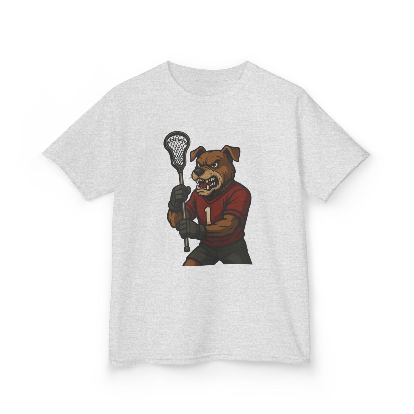 Kids Lacrosse Dog Tee - Unisex, Fun Sports Apparel