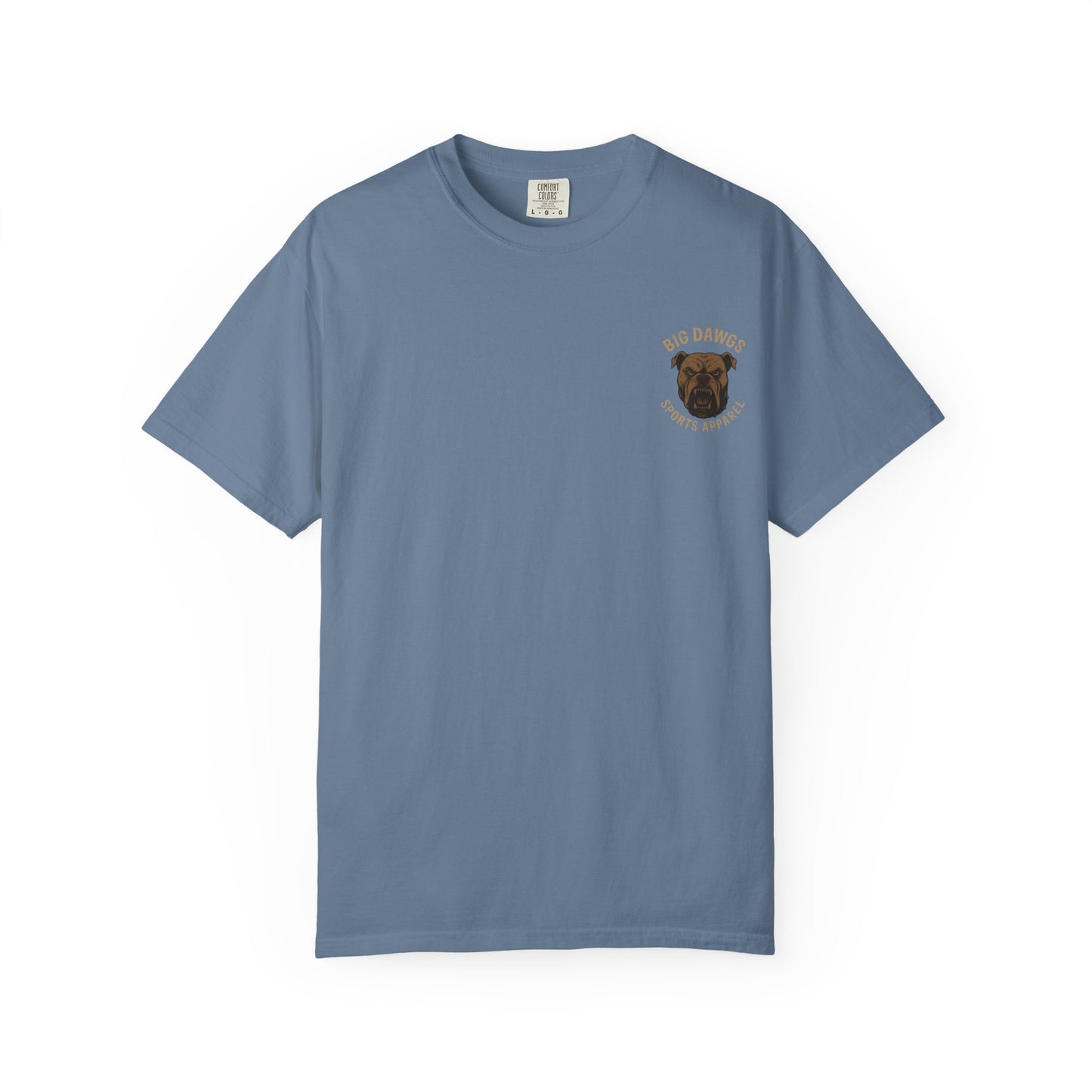 Men's Lacrosse T-Shirt- I Yell Because I Care- Front & Back LOGO