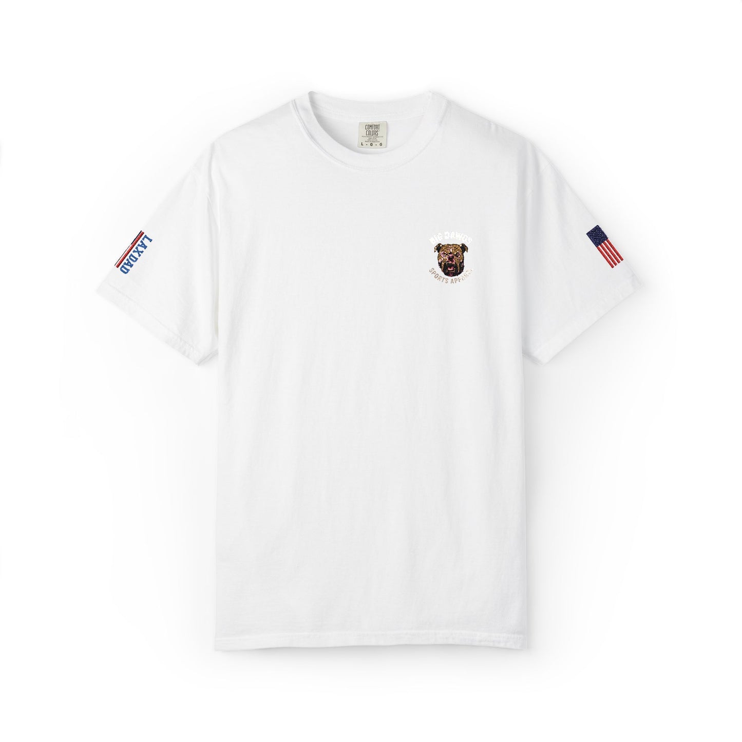 Men's- LaxDad-Logo Tee- Embroidery Stitching