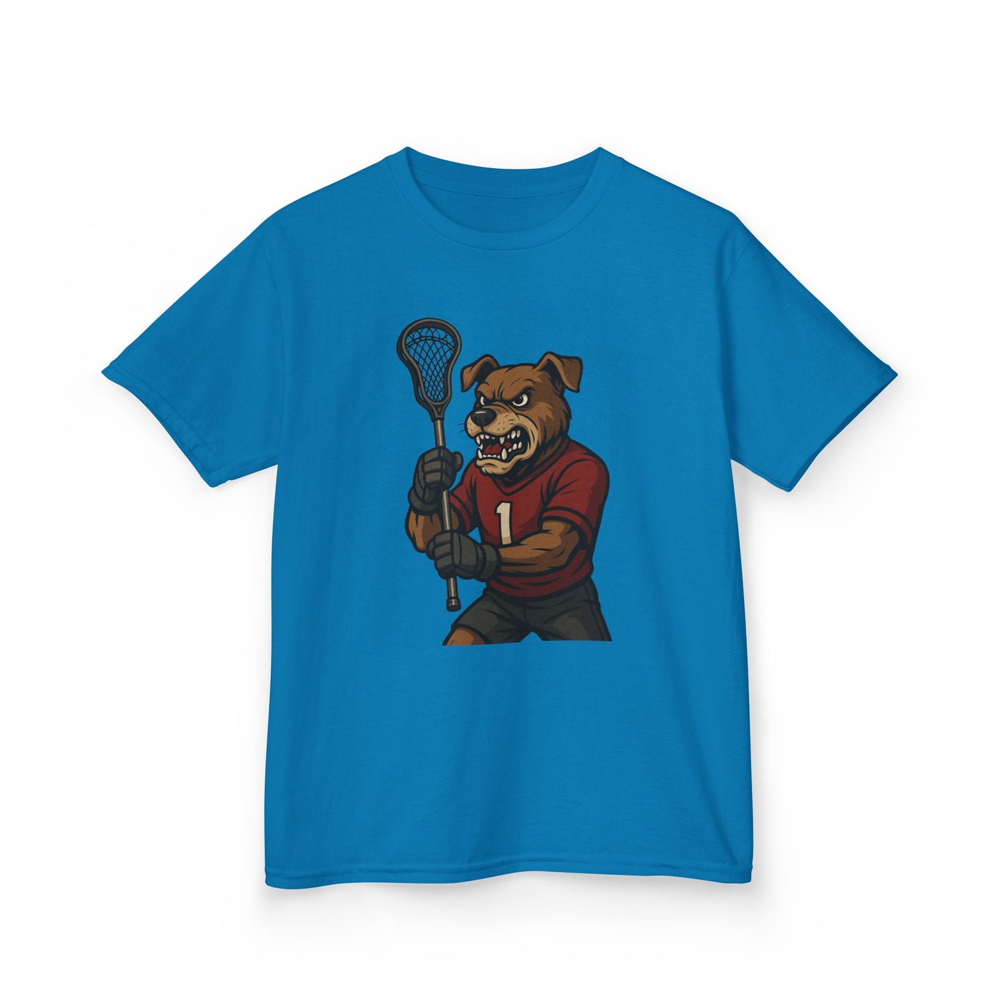 Kids Lacrosse Dog Tee - Unisex, Fun Sports Apparel