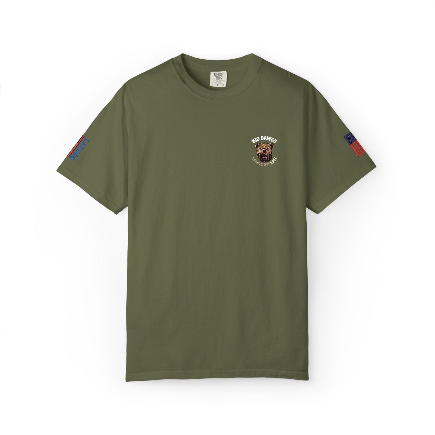 Men's- LaxDad-Logo Tee- Embroidery Stitching