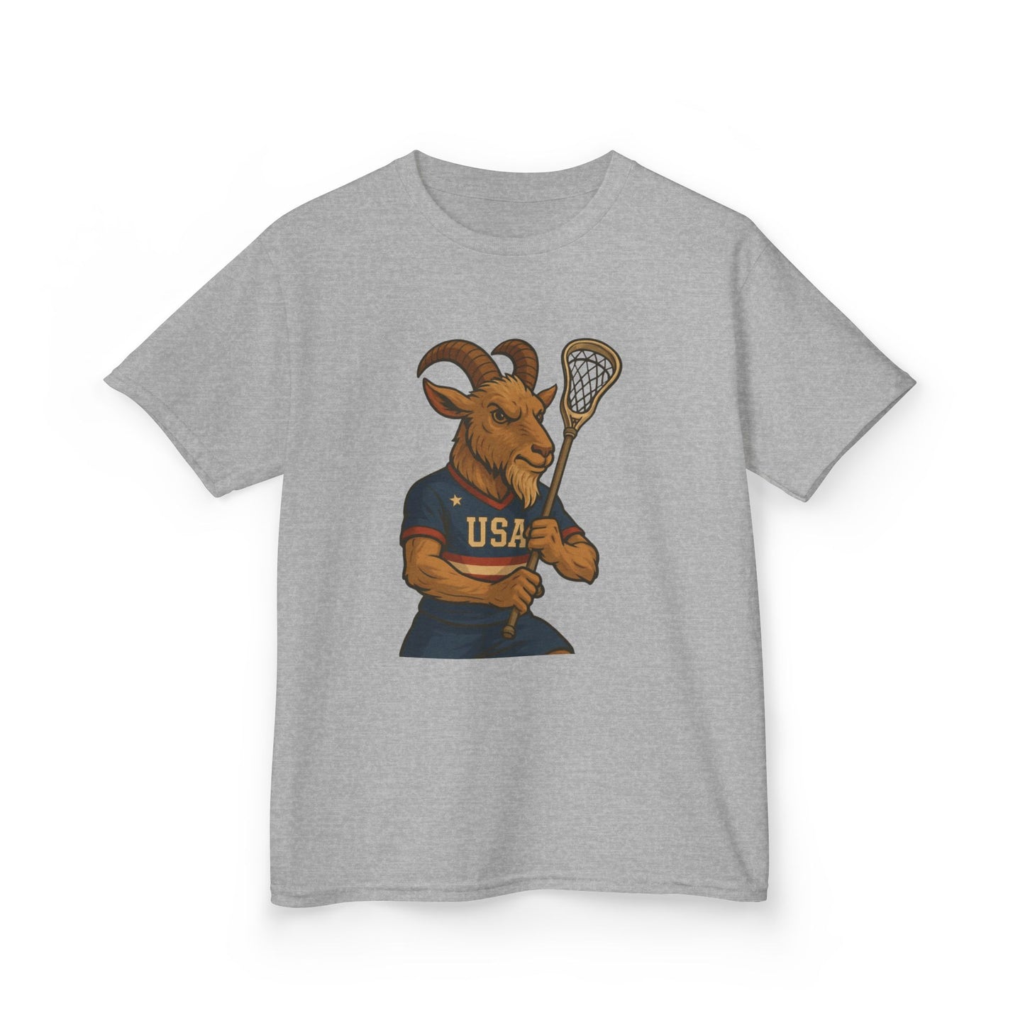 Kid's USA Lacrosse Kids Heavy Cotton™ Tee, Boy/Girl Youth Sports Shirt