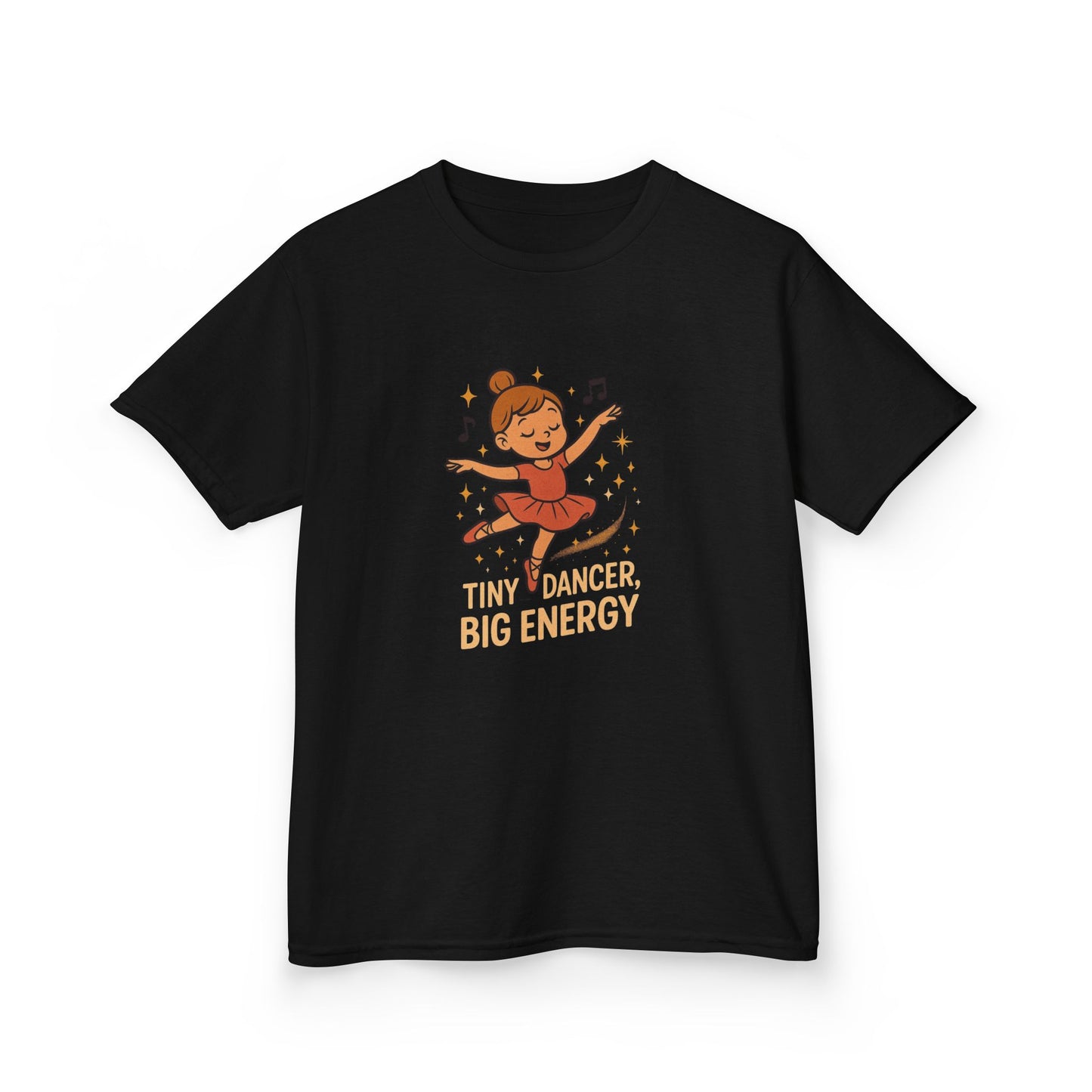 Girls T-shirt- Tiny Dancer Kids Tee - Fun Cotton T-Shirt for Young Dancers