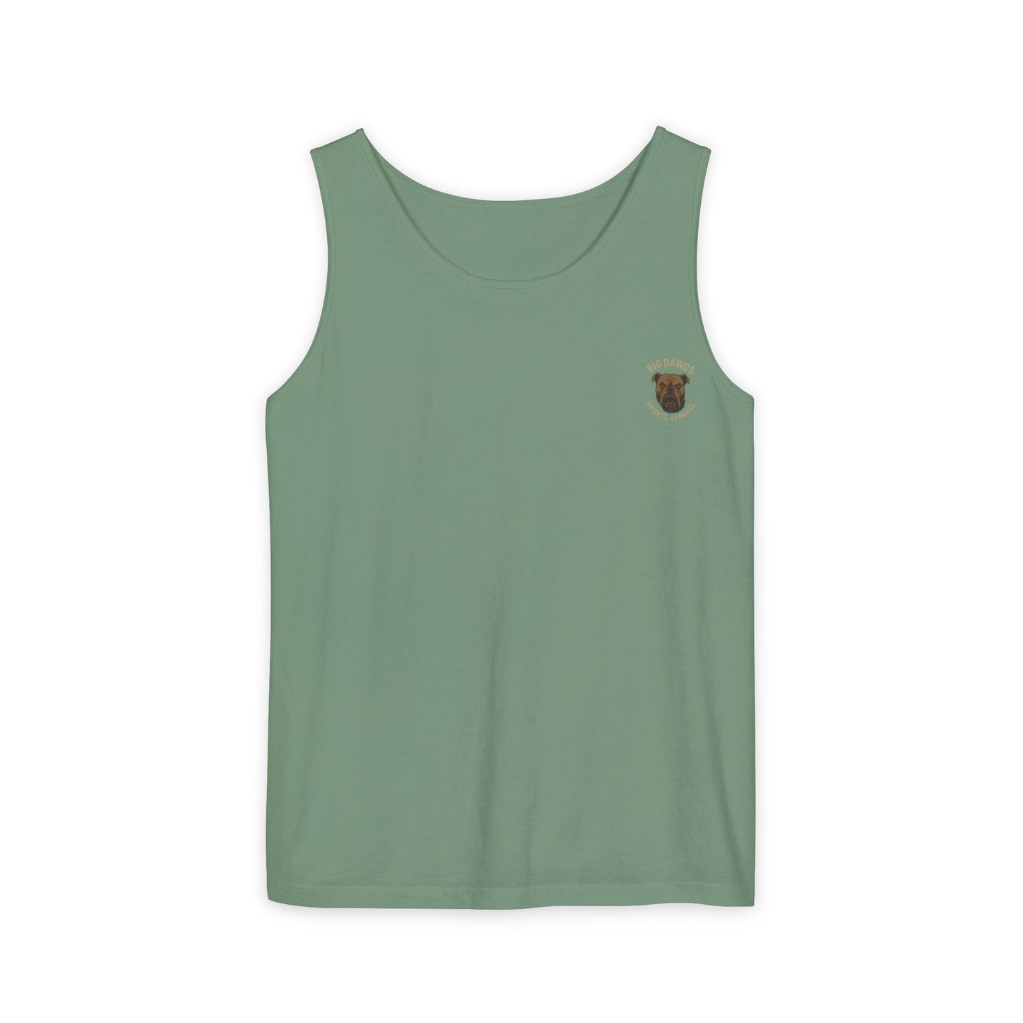 Men's Lacrosse-Themed Tank Top, Front & Back