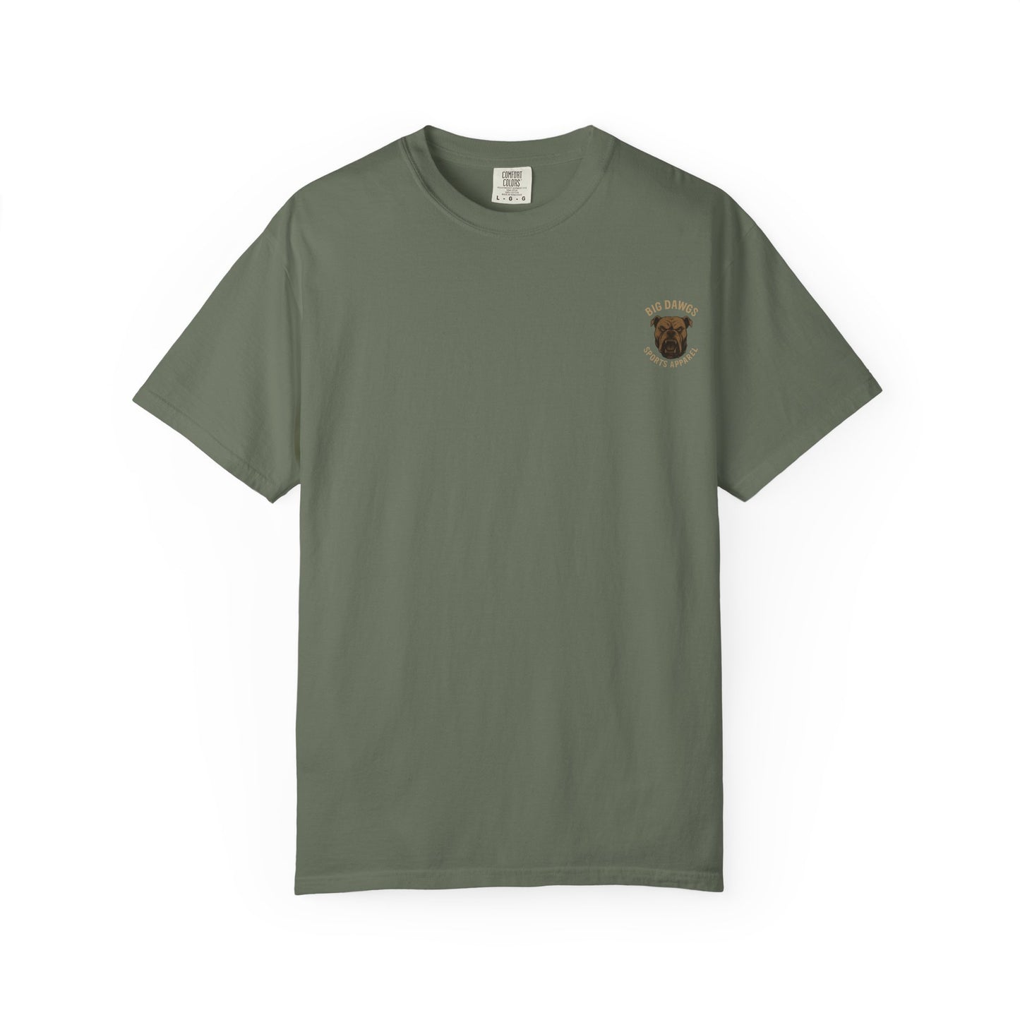 Men's Big Dawgs Sports T-Shirt Front & Back- LOGO