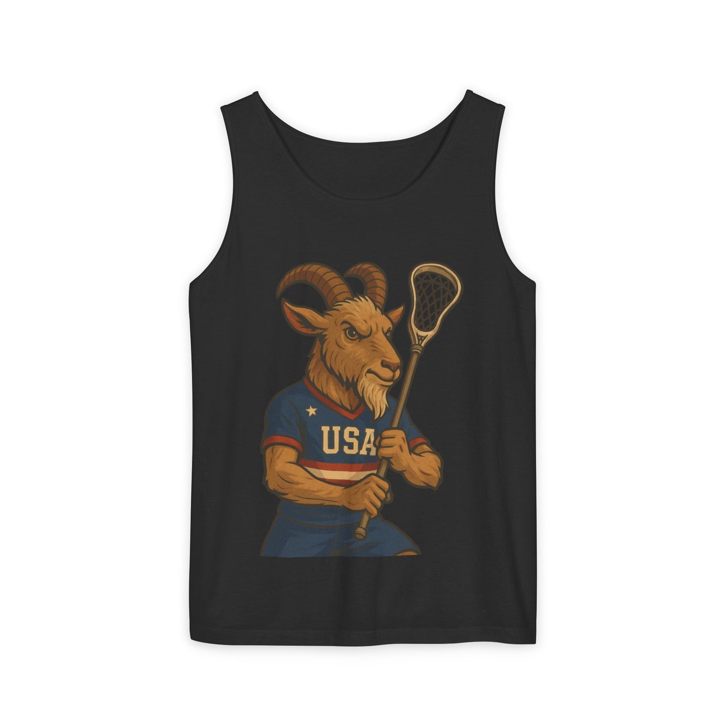 USA Lacrosse Goat Unisex Tank Top | Casual Summer Style, Sports Apparel