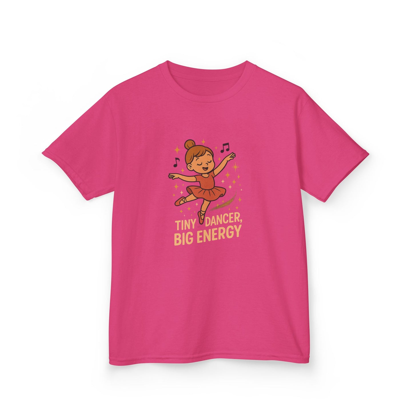 Girls T-shirt- Tiny Dancer Kids Tee - Fun Cotton T-Shirt for Young Dancers