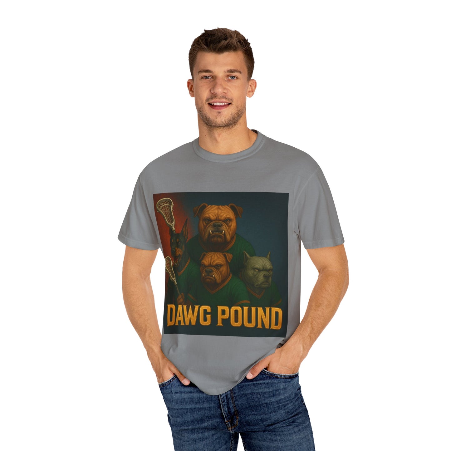 Men's Dawg Pound With Background Graphic Tee