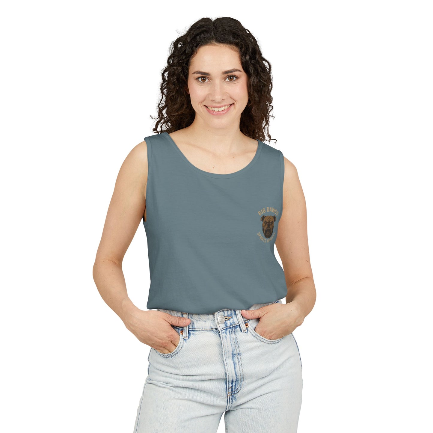 women's Lacrosse Tank Top, Front & Back