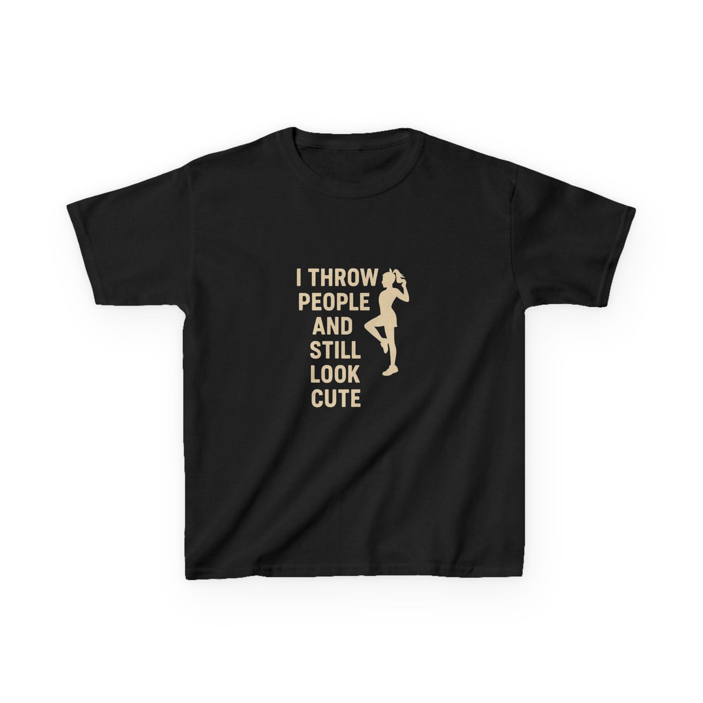 Kid Cheer- I Throw People And Still Look Cute T-Shirt