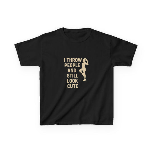 Kid Cheer- I Throw People And Still Look Cute T-Shirt
