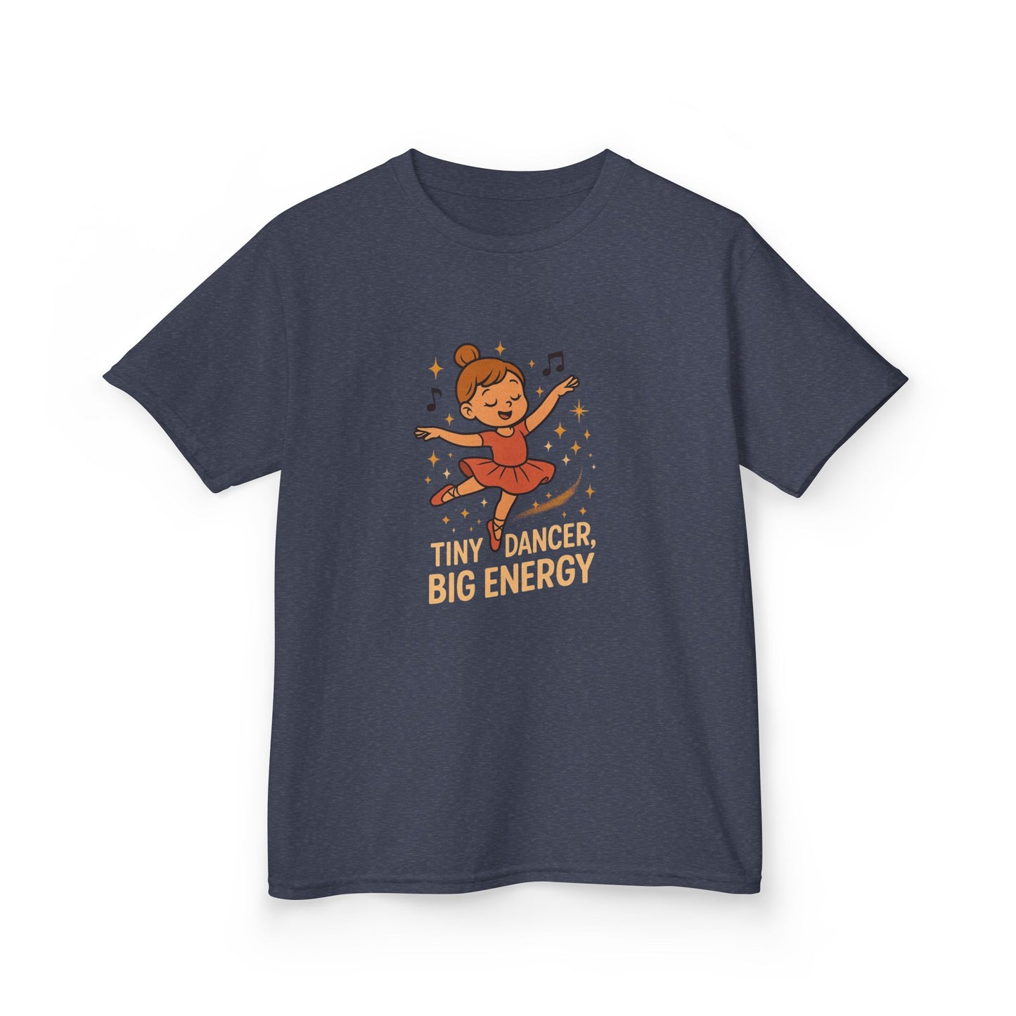 Girls T-shirt- Tiny Dancer Kids Tee - Fun Cotton T-Shirt for Young Dancers