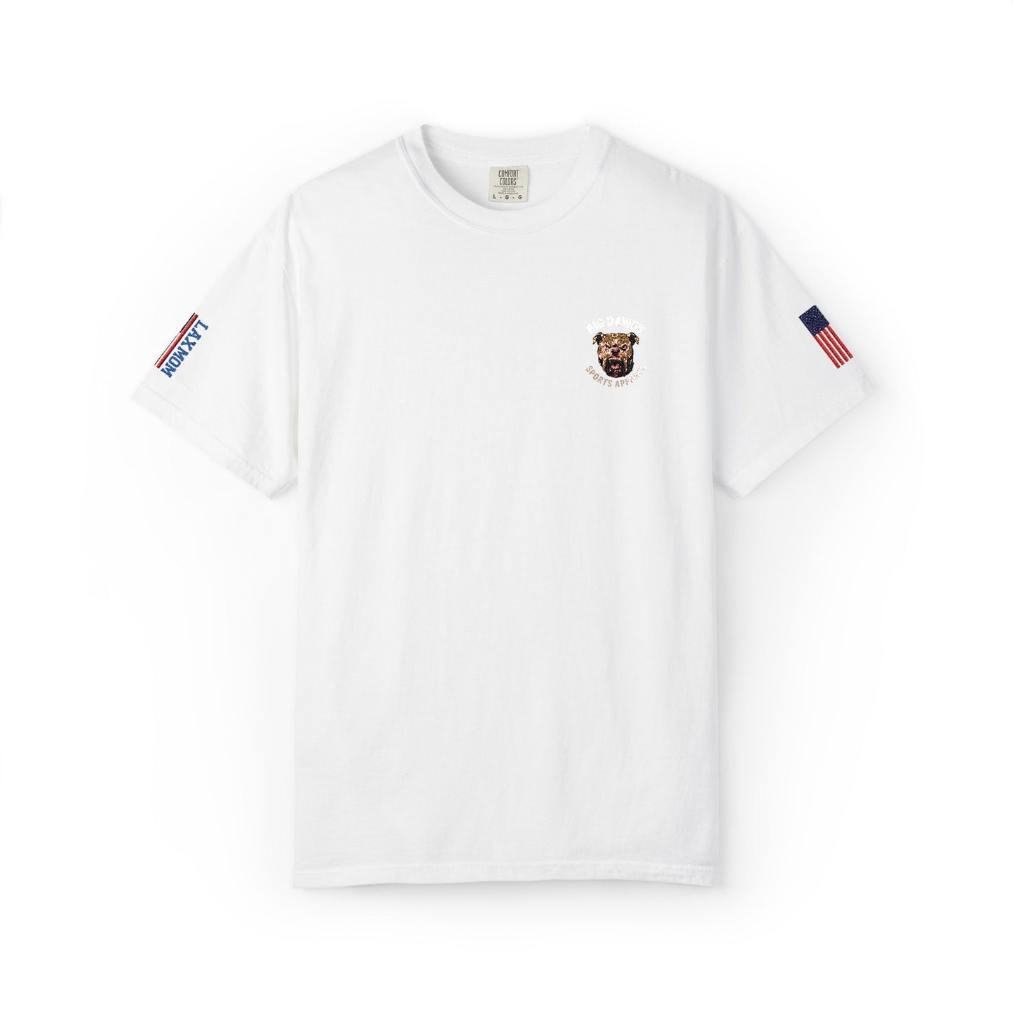 Women's- LaxMom-Logo Tee-  Embroidery Stitching