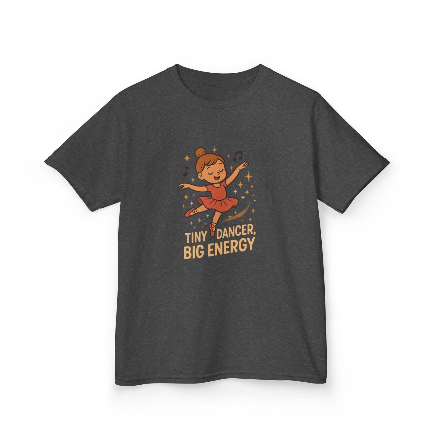 Girls T-shirt- Tiny Dancer Kids Tee - Fun Cotton T-Shirt for Young Dancers