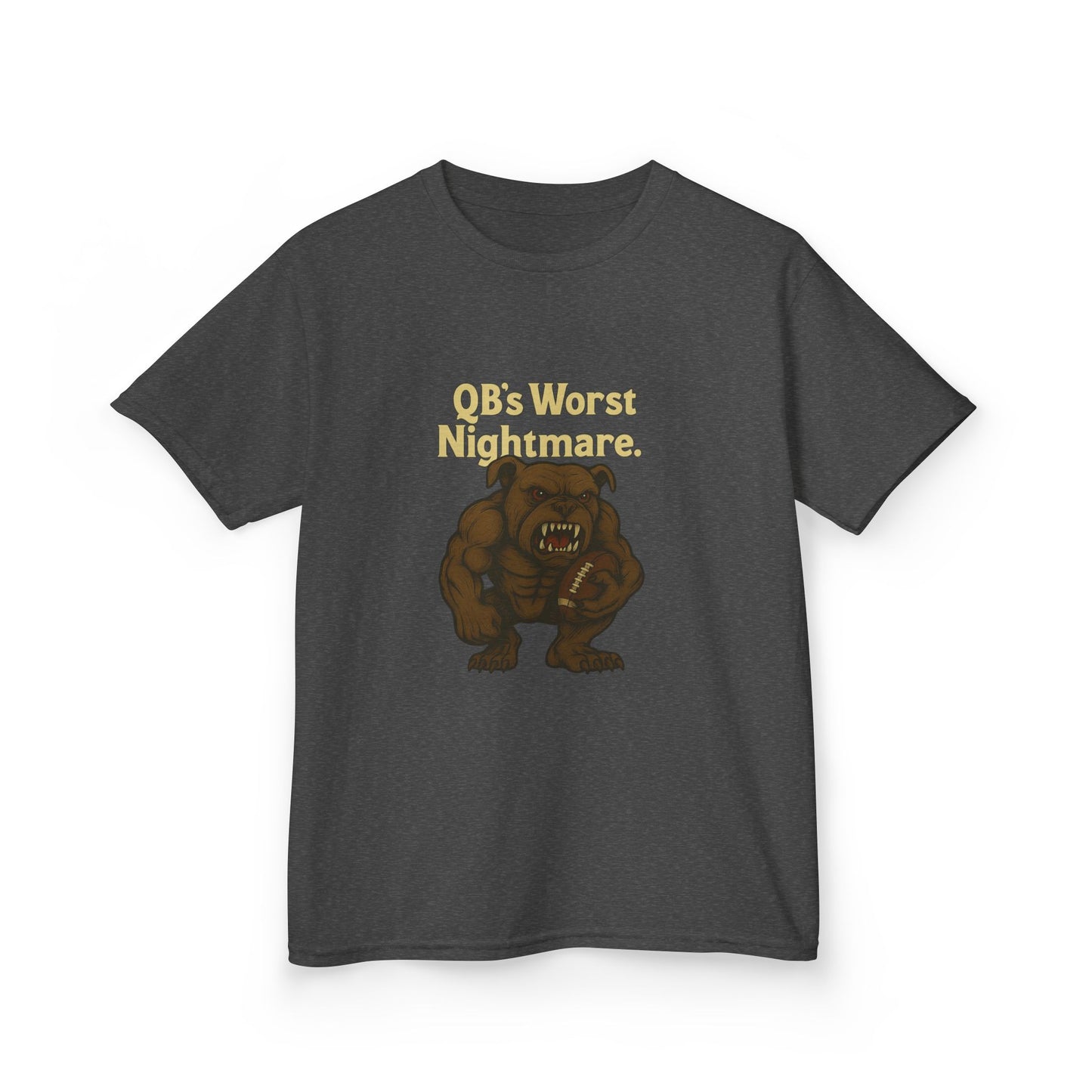 Kids Dawg T-Shirt- QB's Worst Nightmare, Playful Outfit