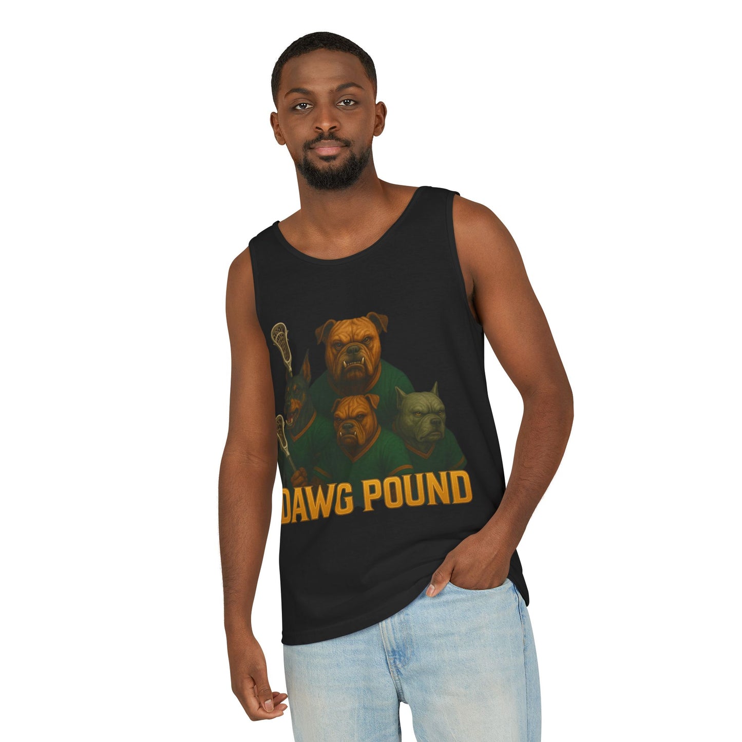 Dawg Pound Men's Tank Top, Graphic T-Shirt, Casual Summer Wear