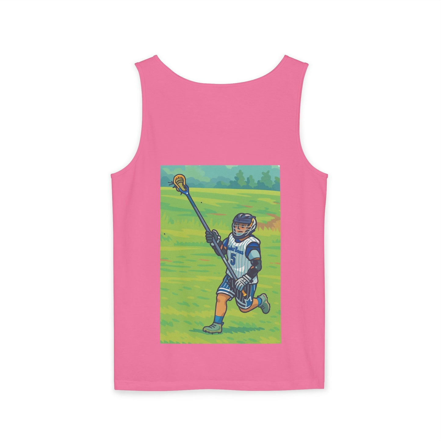 women's Lacrosse Tank Top, Front & Back