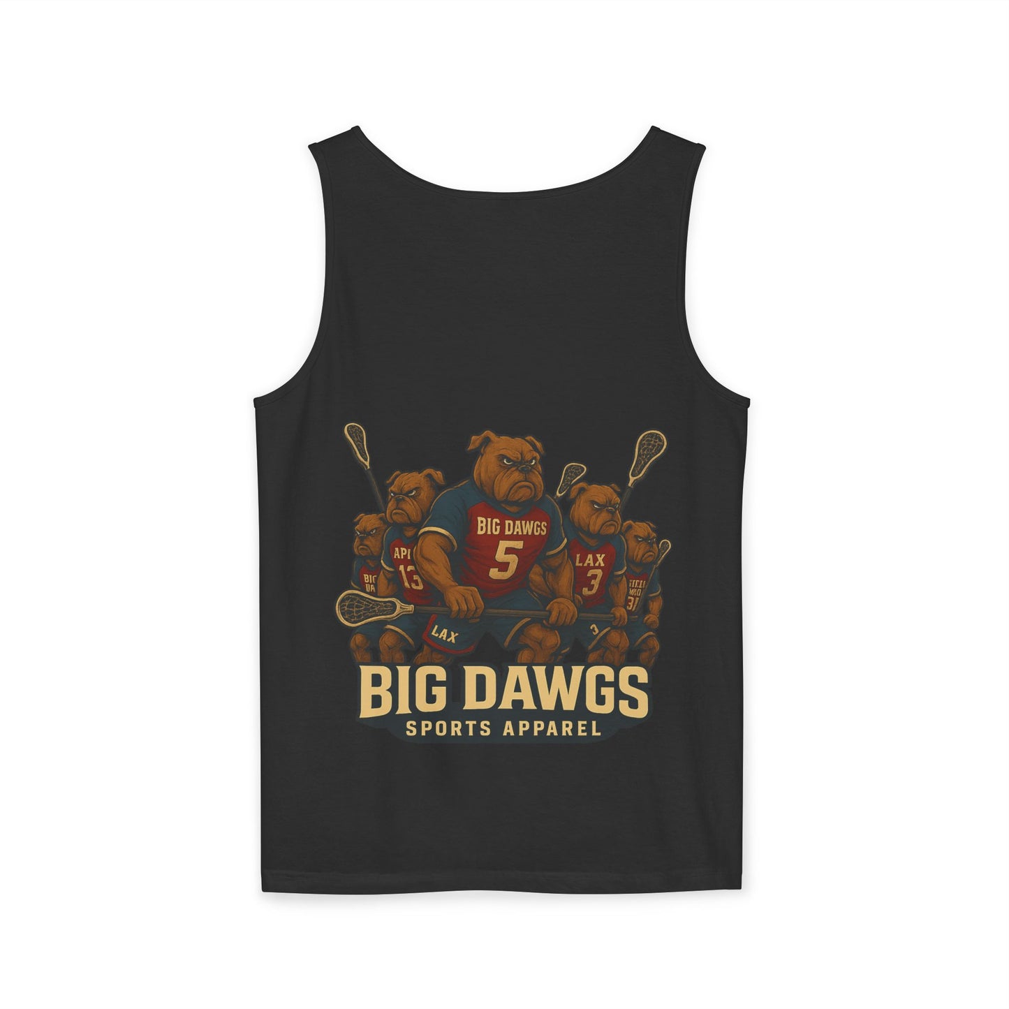 Men's Big Dawgs Sports Apparel Tank Front And Back