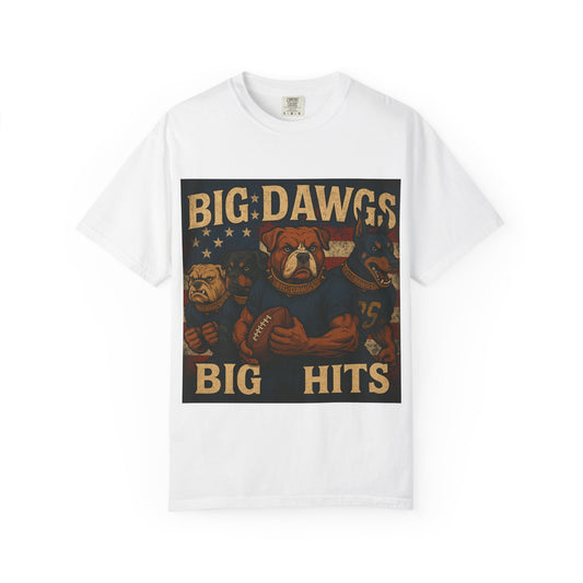Men's Big Dawgs, Big Hits T-Shirt, Casual Tee