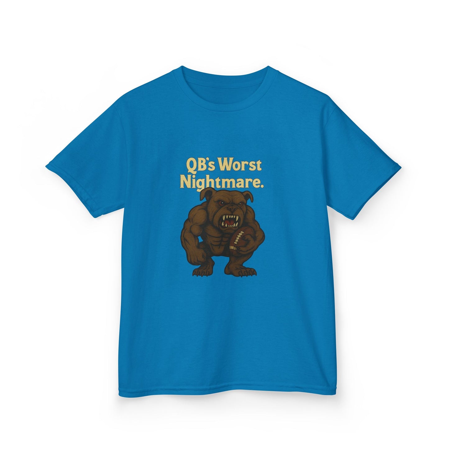 Kids Dawg T-Shirt- QB's Worst Nightmare, Playful Outfit