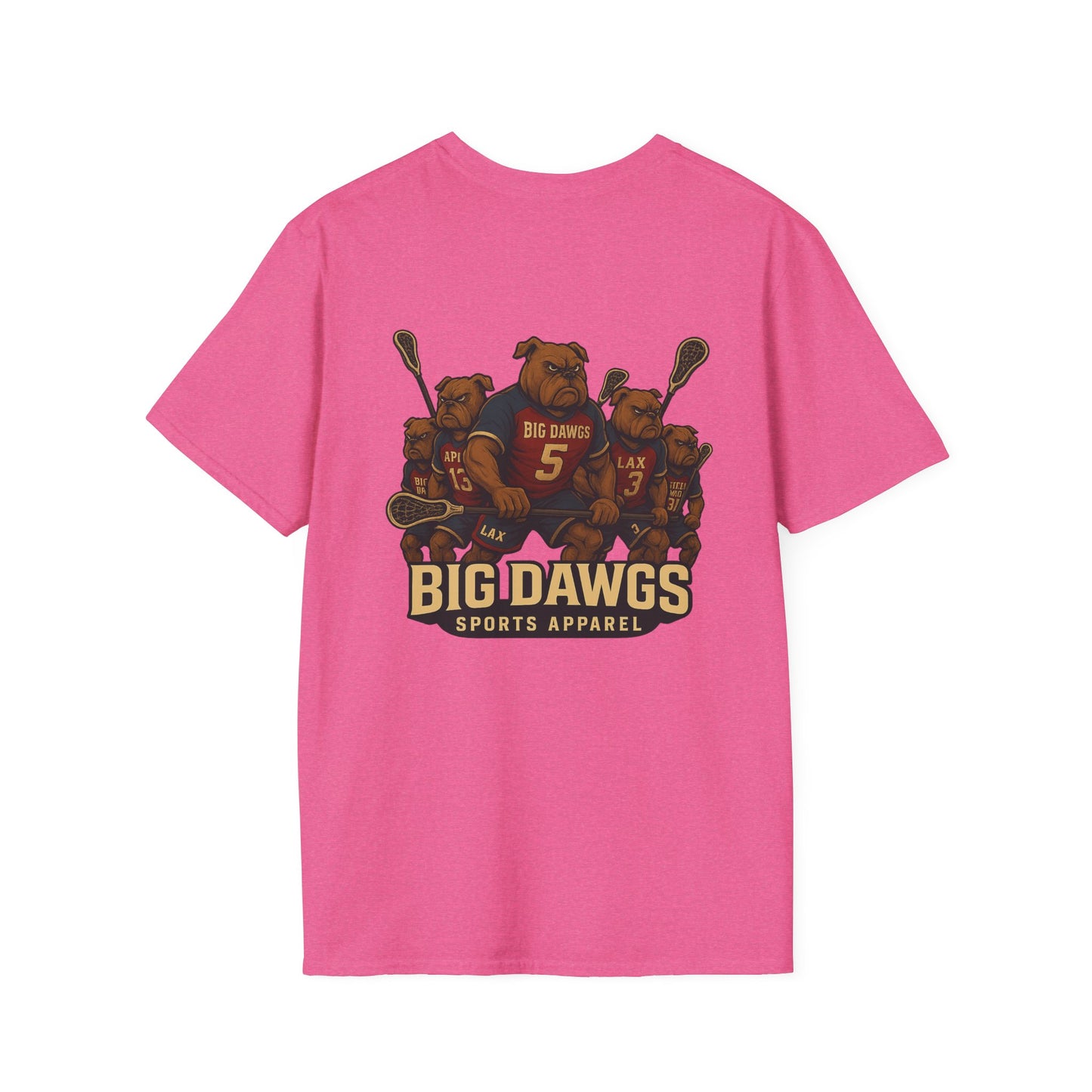 Women's Big Dawgs Sports T-Shirt Front & Back LOGO