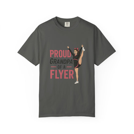 Proud Grandpa T-Shirt, Sports Tee, Cheerleading Apparel, Casual Wear