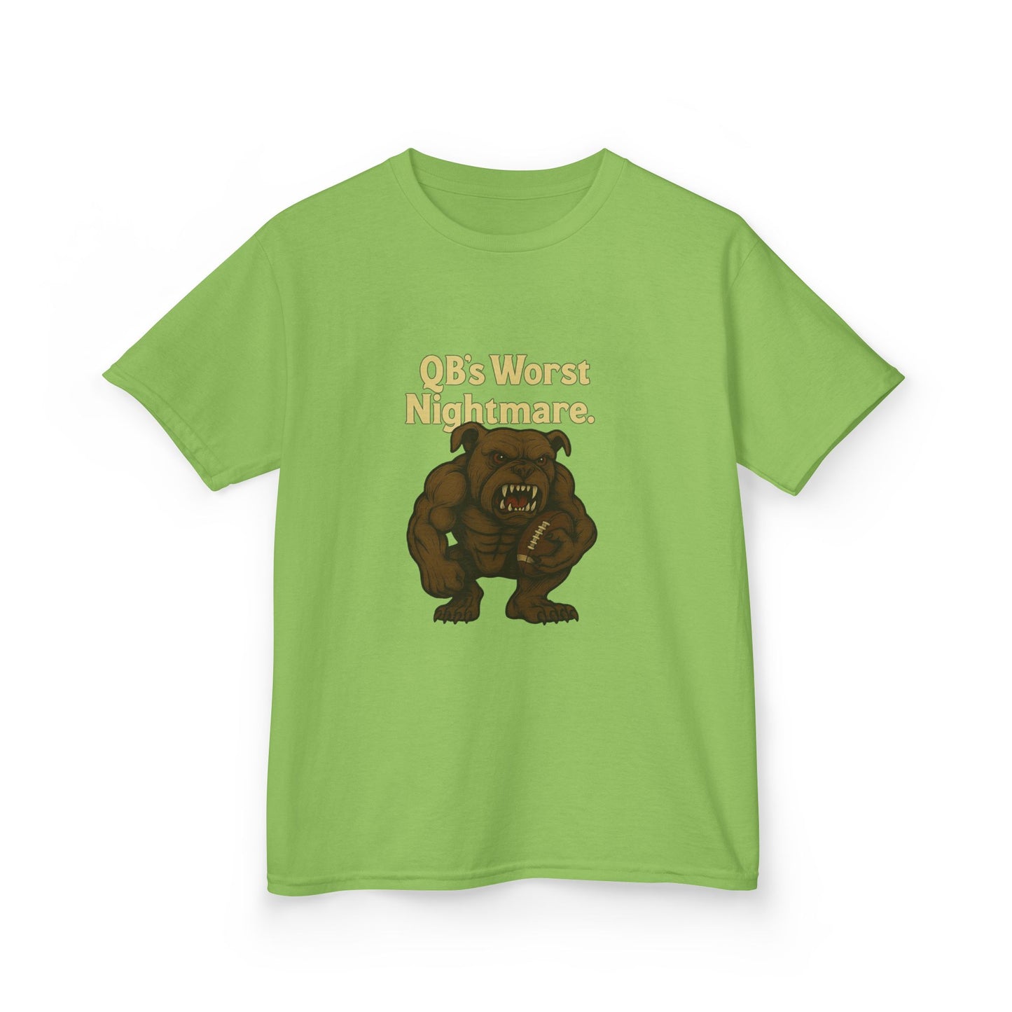 Kids Dawg T-Shirt- QB's Worst Nightmare, Playful Outfit