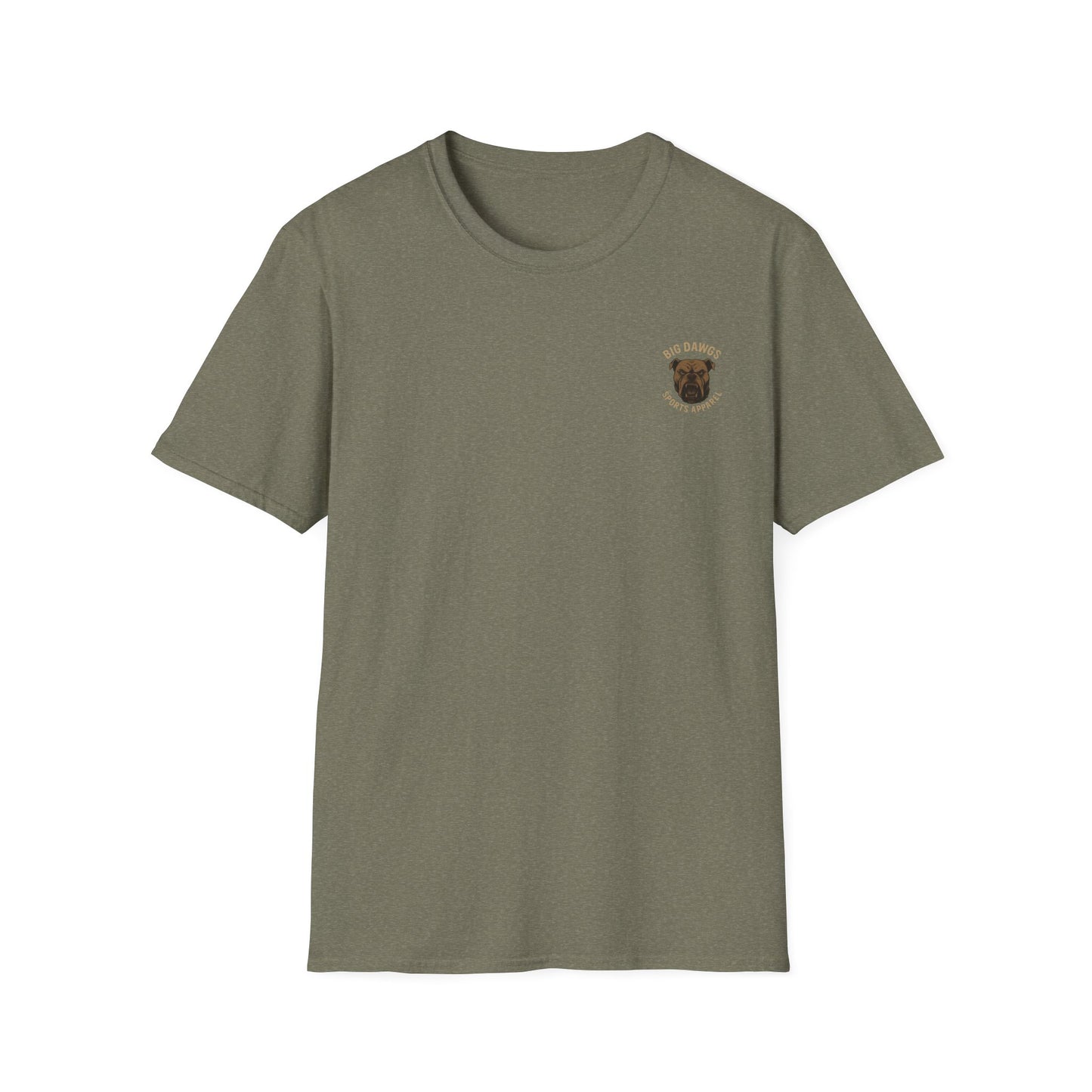 Women's Big Dawgs Sports T-Shirt Front & Back LOGO