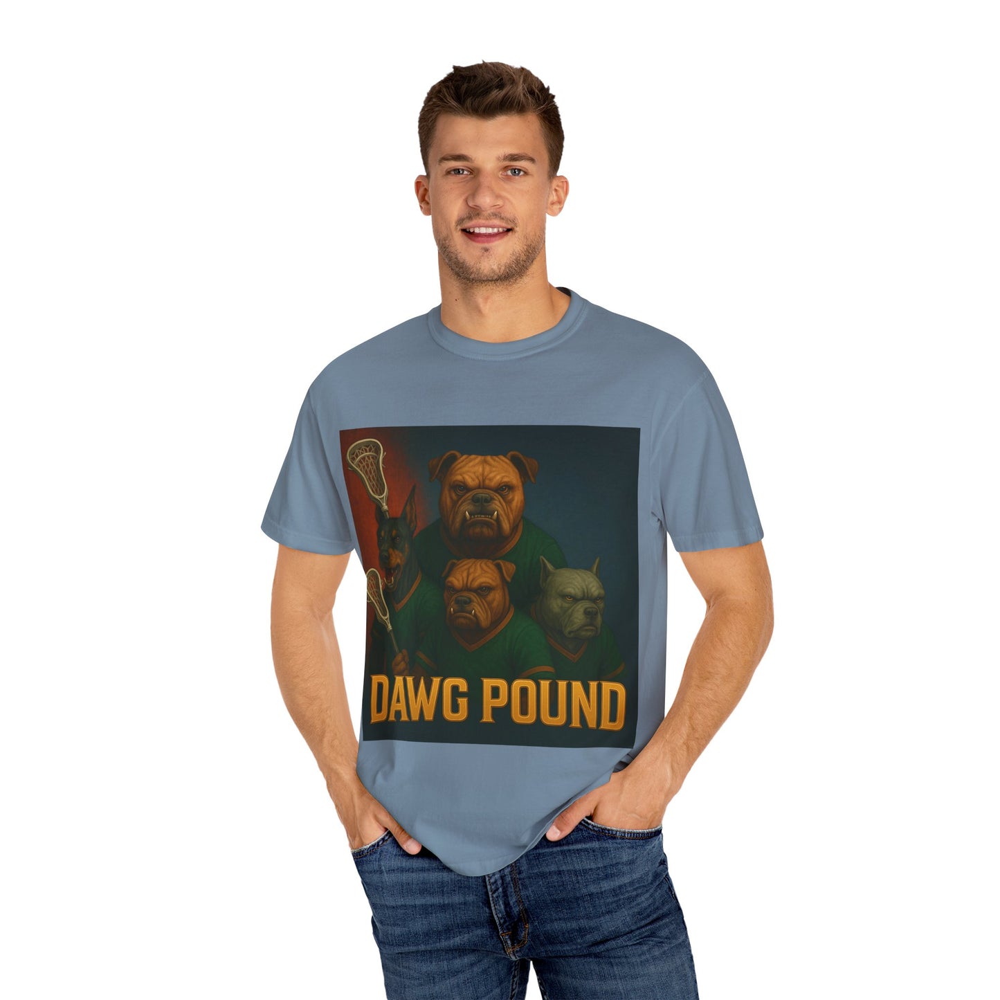 Men's Dawg Pound With Background Graphic Tee