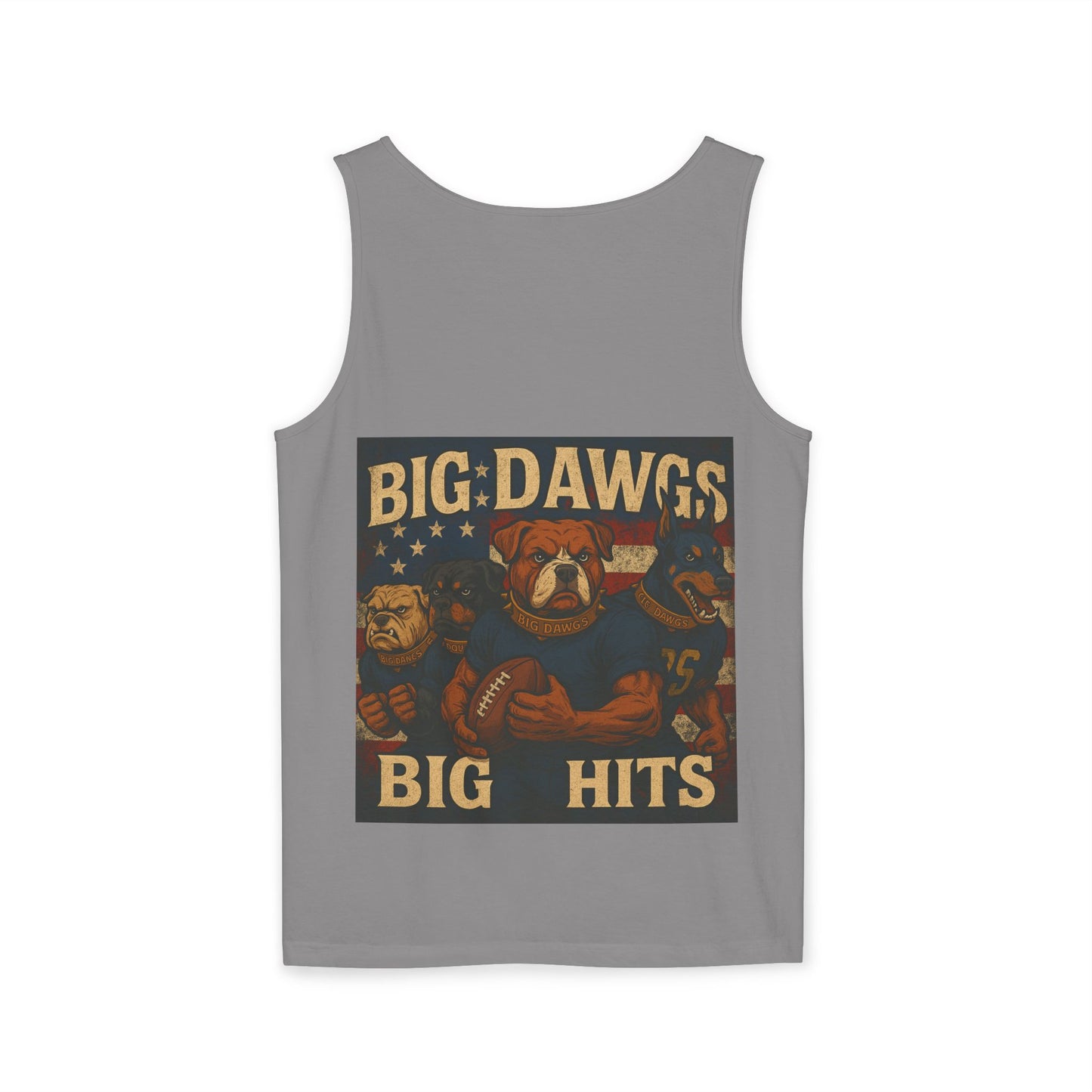 Big Dawgs Tank Top - Women's Garment-Dyed Athletic Tee,Casual Days, Outdoor Events