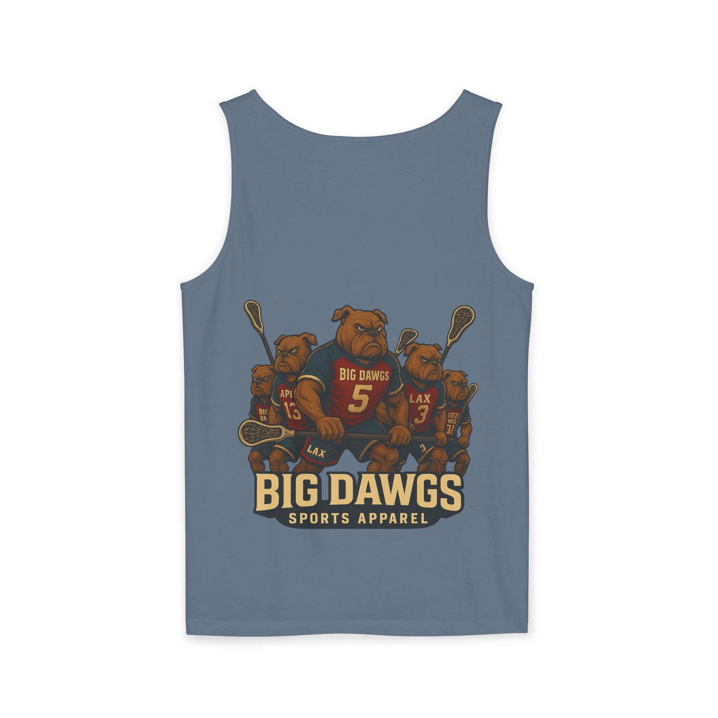 Men's Big Dawgs Sports Apparel Tank Front And Back