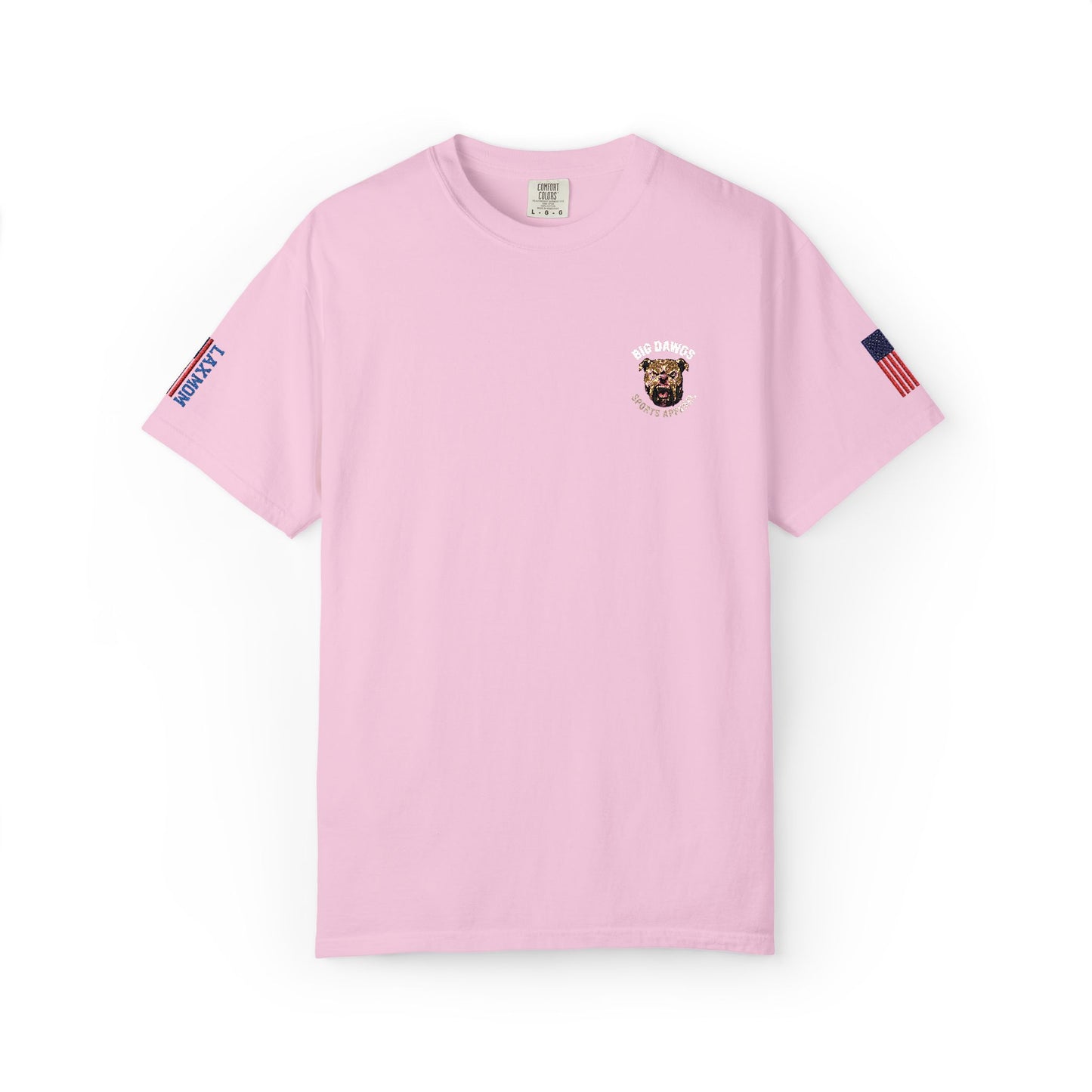 Women's- LaxMom-Logo Tee-  Embroidery Stitching