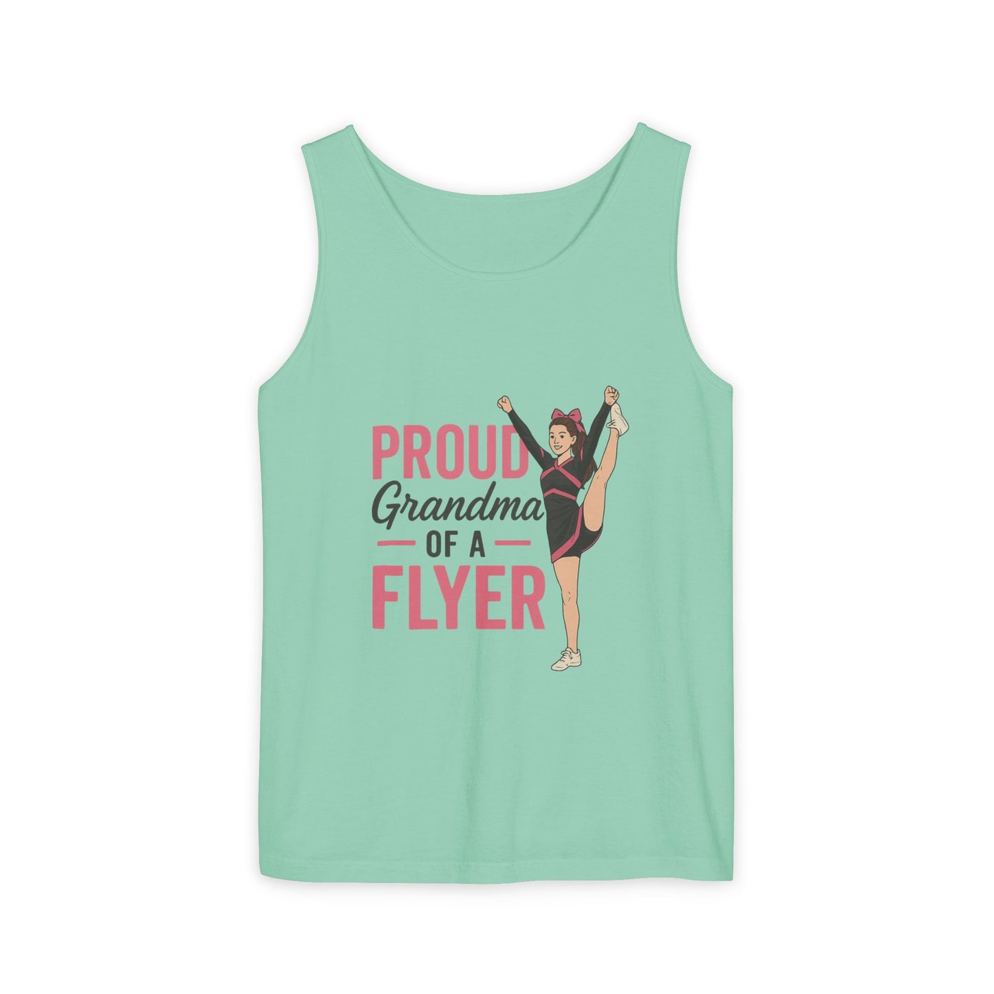 Women's Proud Grandma Tank Top, Cute Tank for Cheer Grandmas