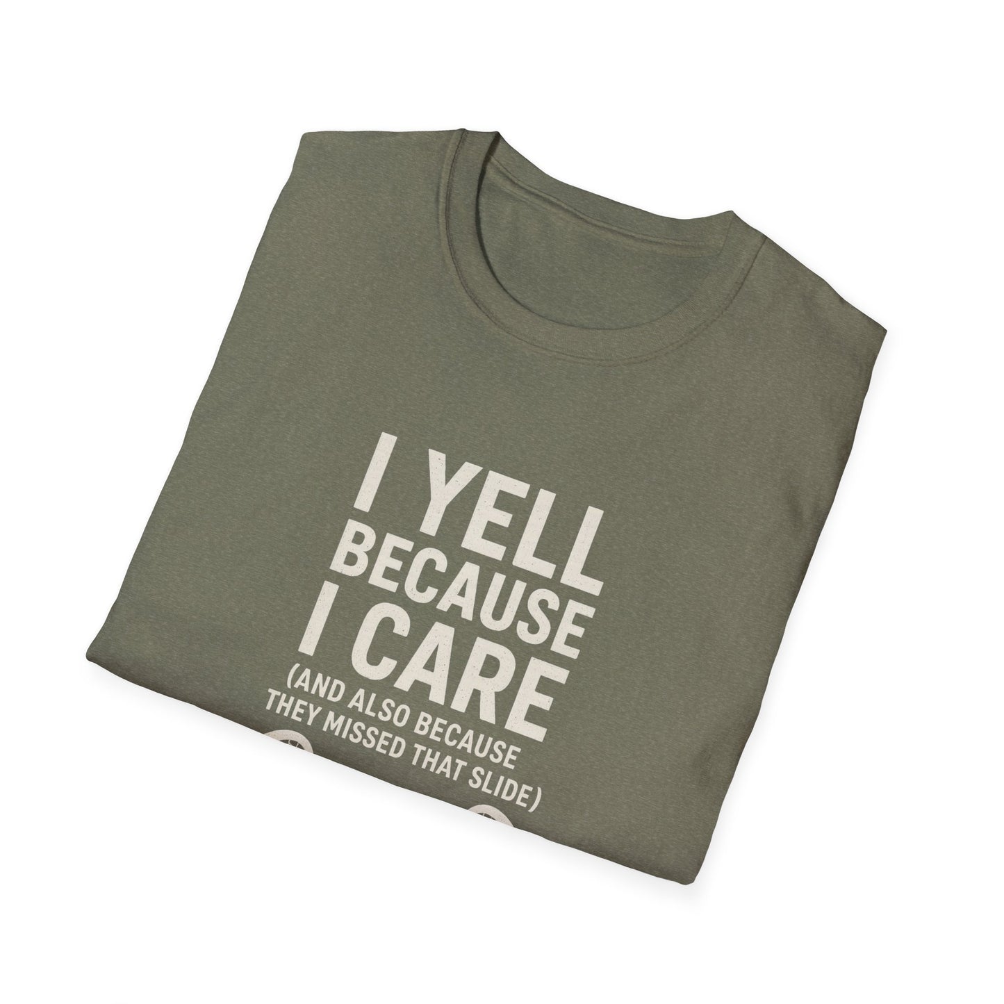 Women's Lacrosse T-Shirt - I Yell Because I Care