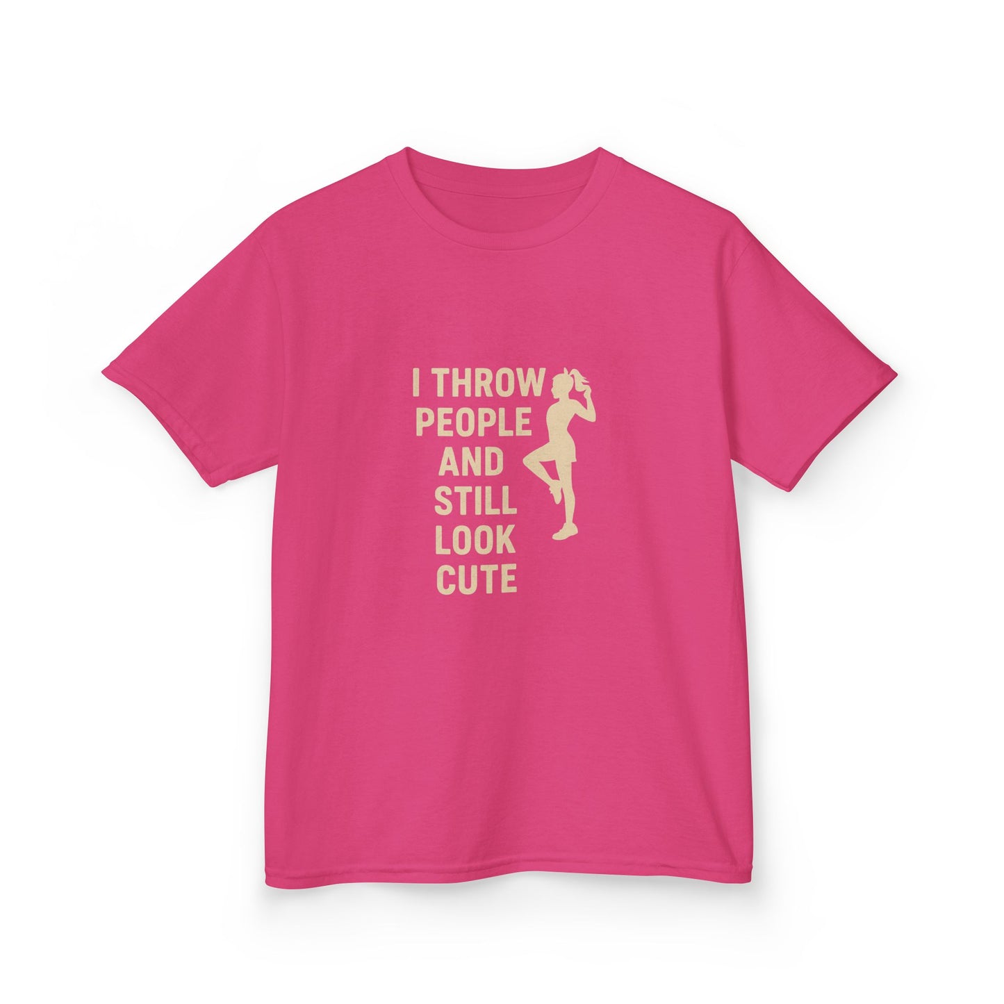 Kid Cheer- I Throw People And Still Look Cute T-Shirt