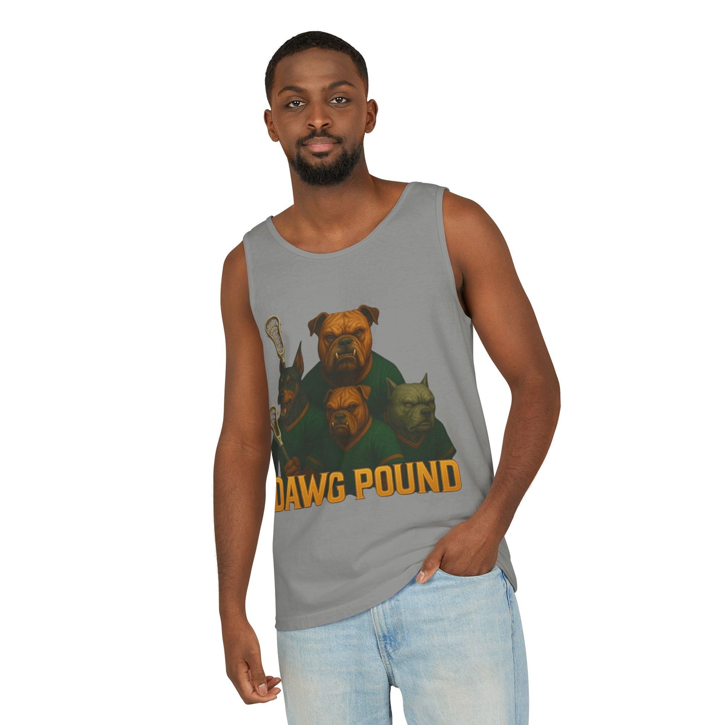 Dawg Pound Men's Tank Top, Graphic T-Shirt, Casual Summer Wear