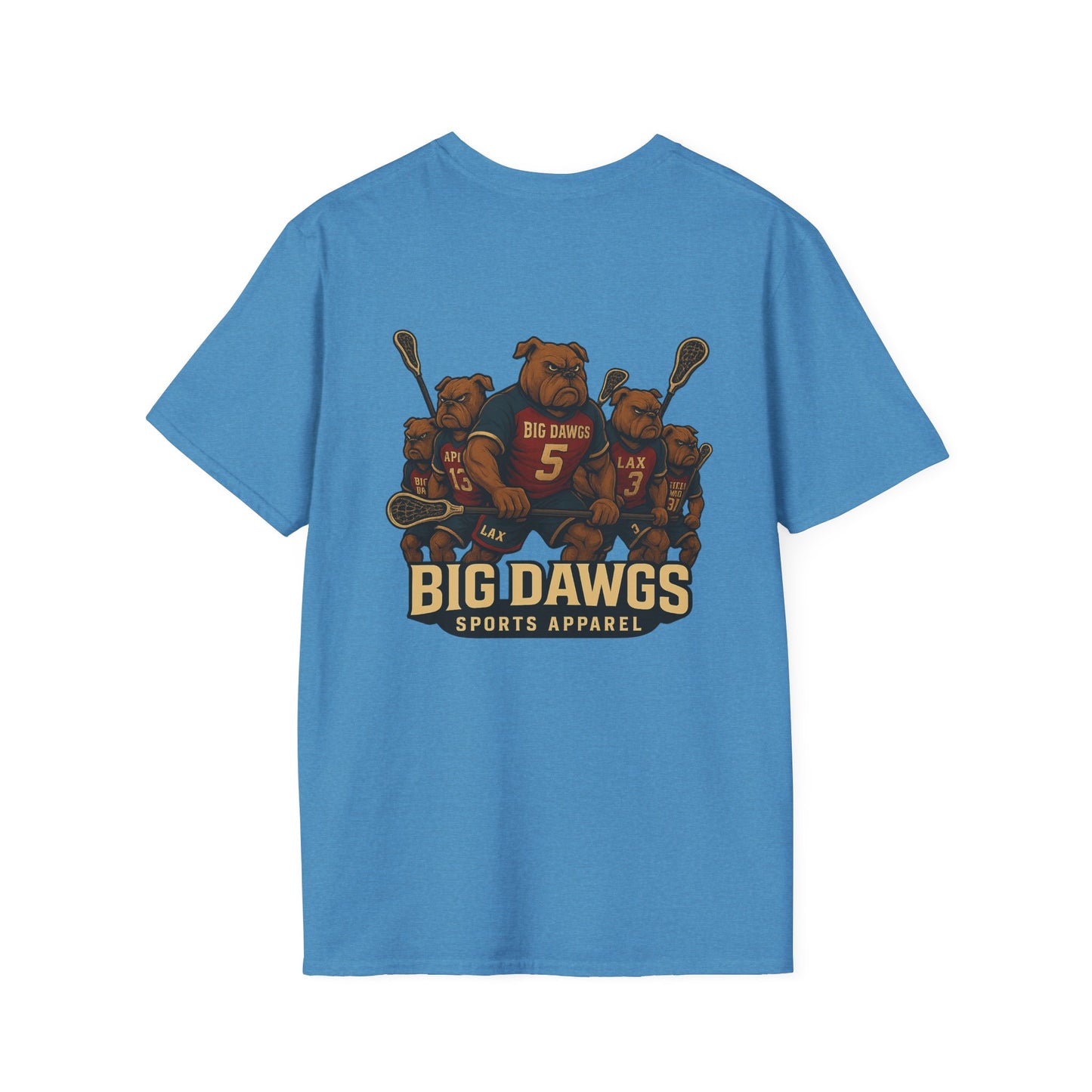 Women's Big Dawgs Sports T-Shirt Front & Back LOGO