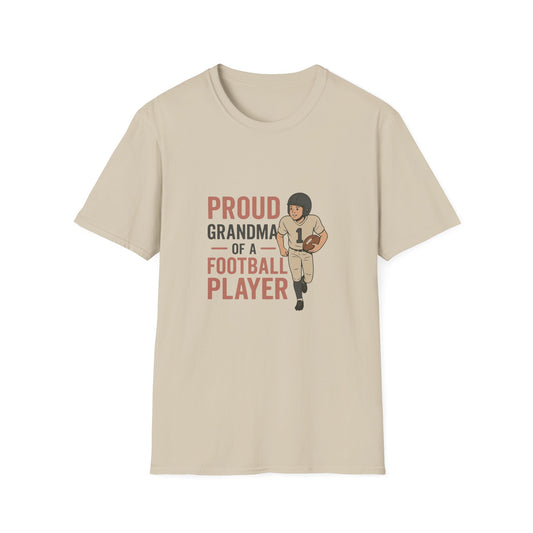 Proud Grandma Football Player T-Shirt