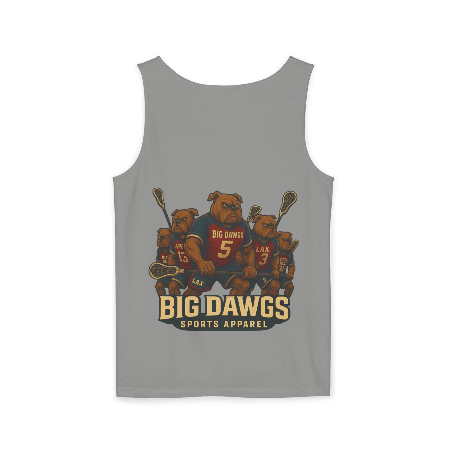 Men's Big Dawgs Sports Apparel Tank Front And Back