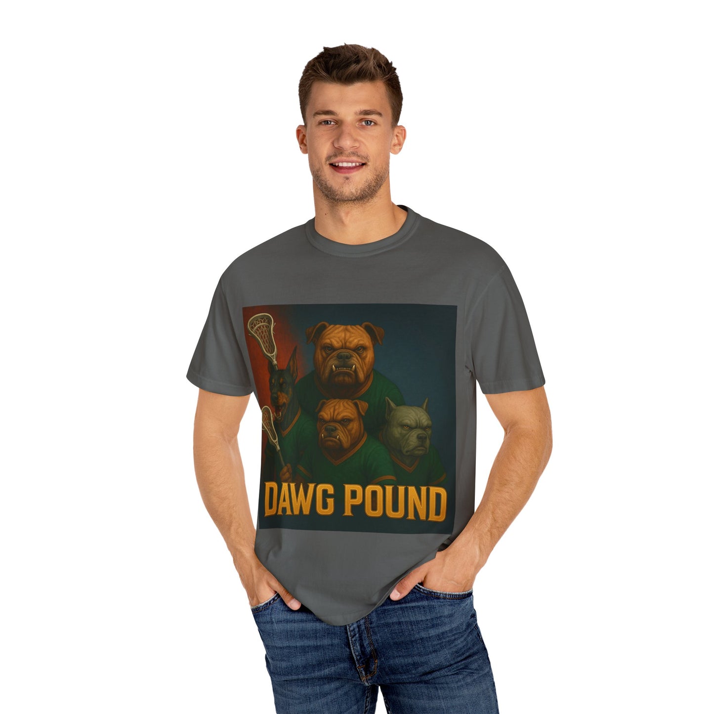 Men's Dawg Pound With Background Graphic Tee