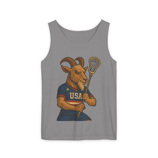 USA Lacrosse Goat Unisex Tank Top | Casual Summer Style, Sports Apparel