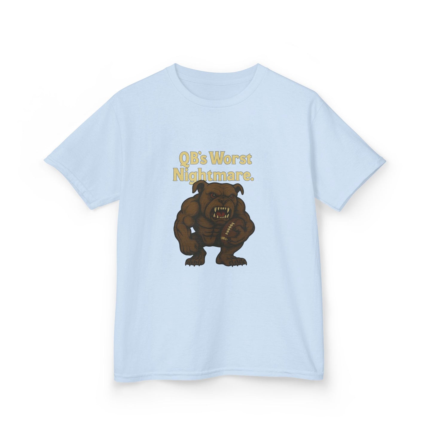 Kids Dawg T-Shirt- QB's Worst Nightmare, Playful Outfit