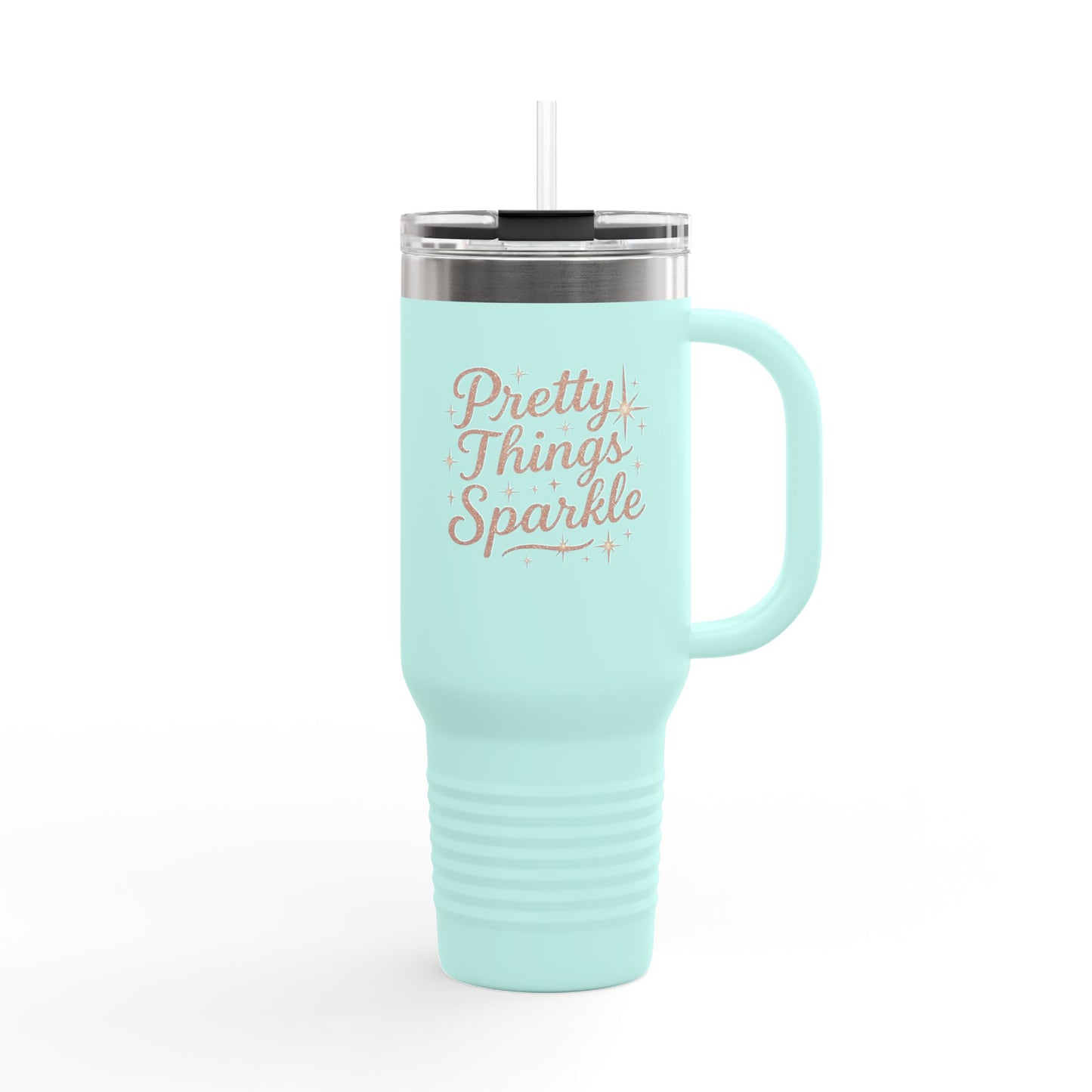 Insulated Travel Mug - 40oz, Pretty Things Sparkle Travel Cup, Perfect for Coffee Lovers, Gift for Birthdays and Holidays, [...]