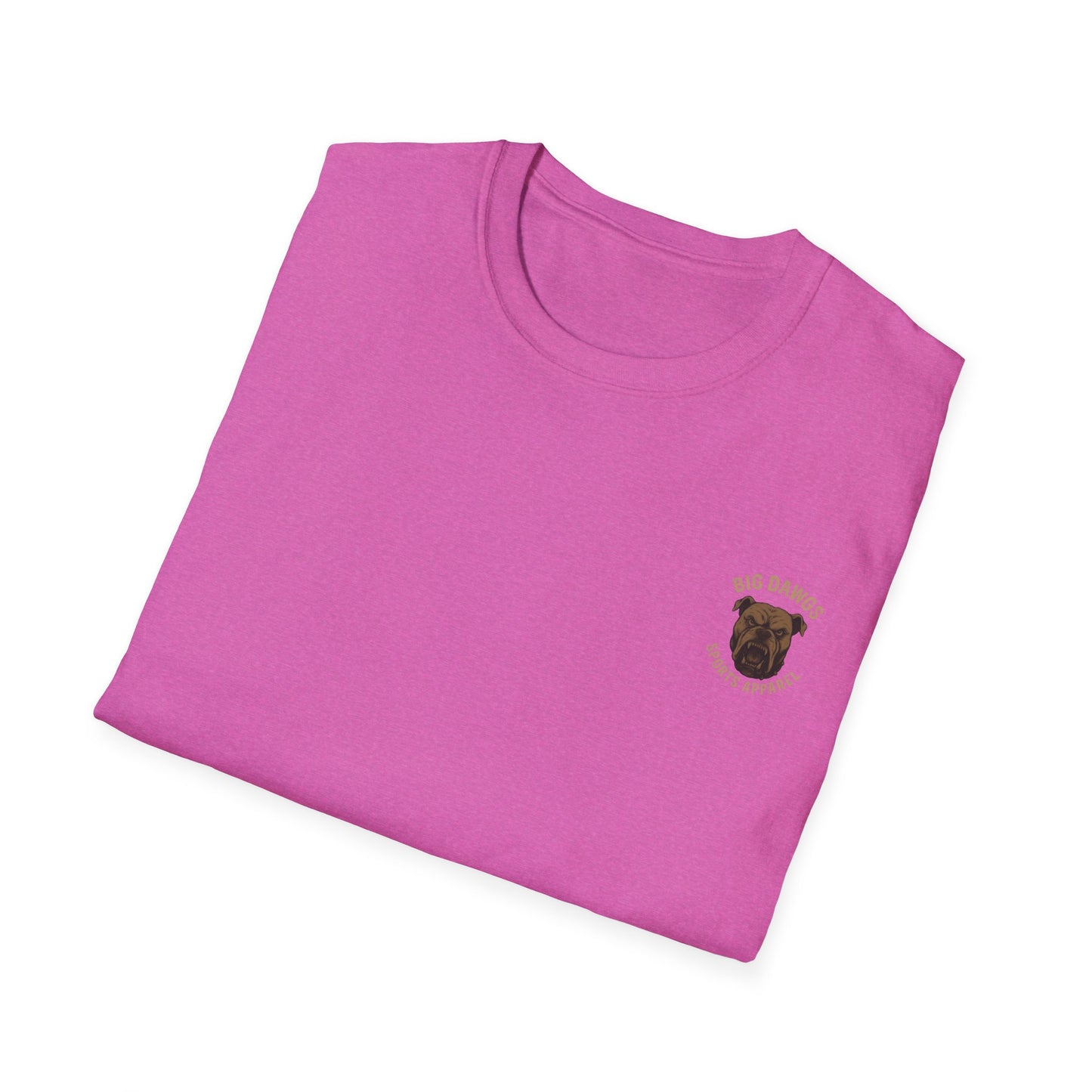 Women's Big Dawgs Sports T-Shirt Front & Back LOGO