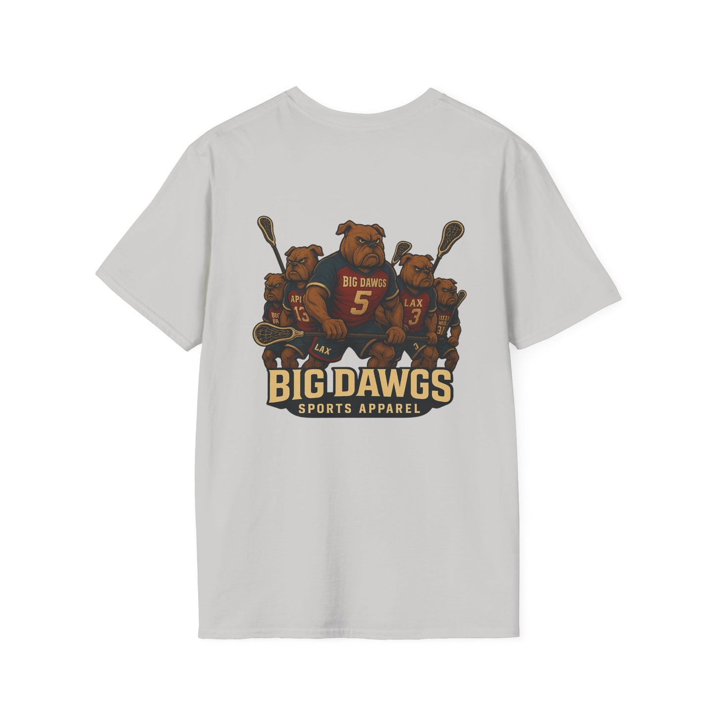 Women's Big Dawgs Sports T-Shirt Front & Back LOGO